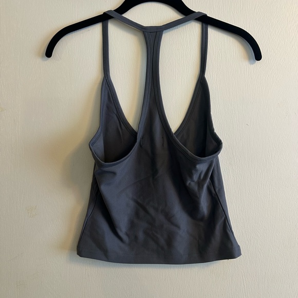 Gray Racerback Tank Top - Picture 2 of 3